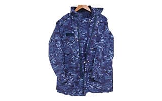 海上自衛隊 防寒戦闘服外衣 2形 3B 上下 一式 IR迷彩
