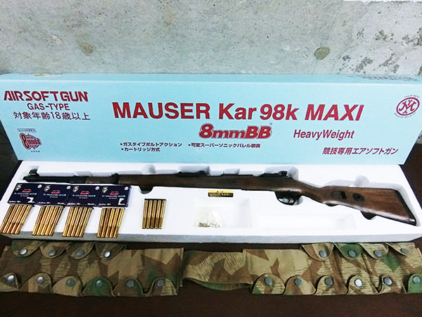 マルシン モーゼルkar98k HW 8mm ガスガンジャンク品