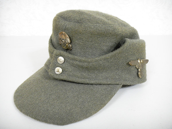 WW2 ドイツ軍 ナチス 帽子 野戦帽 買取