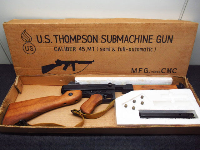 絶版 CMC US THOMPSON トンプソン CALIBER 45 M1 木製ストック モデルガン