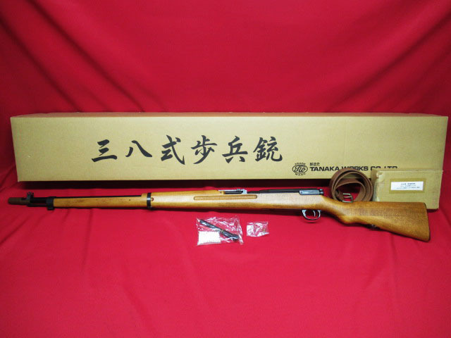 タナカ TANAKAWORKS 三八式歩兵銃 ガスガン 38式 帝国陸軍 小銃 KTW純正品 旧日本軍 軍用銃用負革 付属