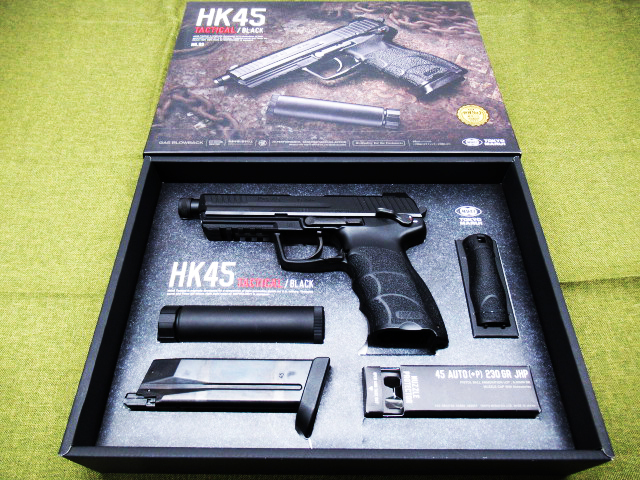 TOKYOMARUI 東京マルイ HK45 TACTICAL BLACK No.93 タクティカル ガスブローバック ガスガン