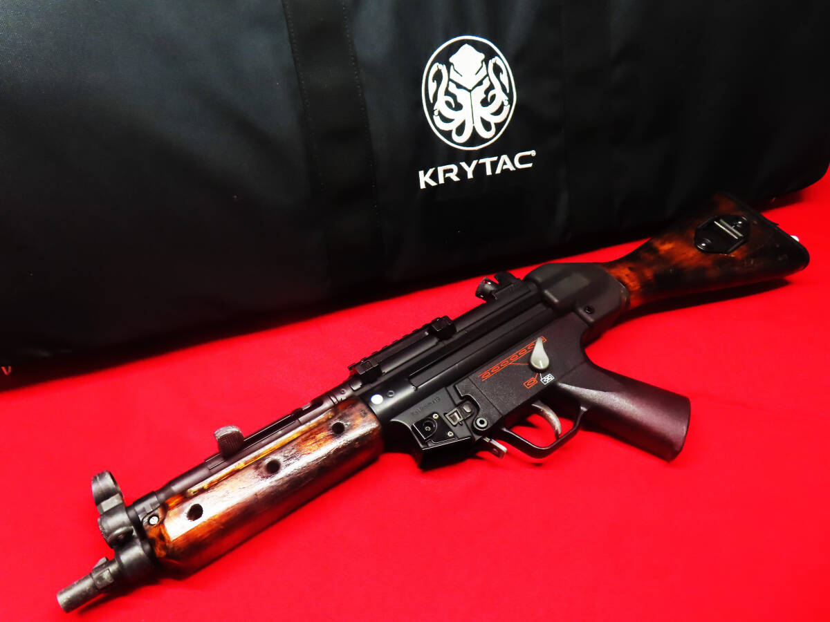 TOKYOMARUI 東京マルイ MP5 ウッド調カスタム 木製ストック 木製ハンドガード マガジン無し 現状品 電動ガン