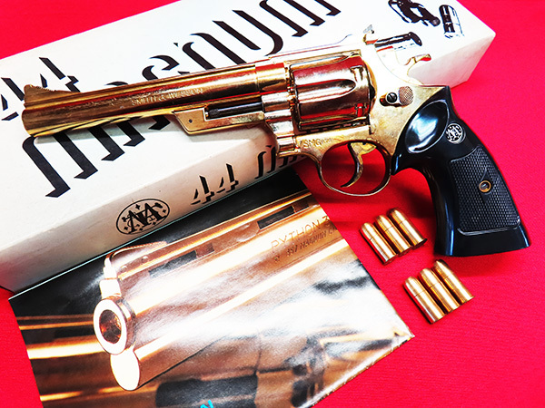 長期保管品 未使用 SMG刻印有り KOKUSAI コクサイ 44 MAGNUM 6.5インチ リボルバー 金属製モデルガン