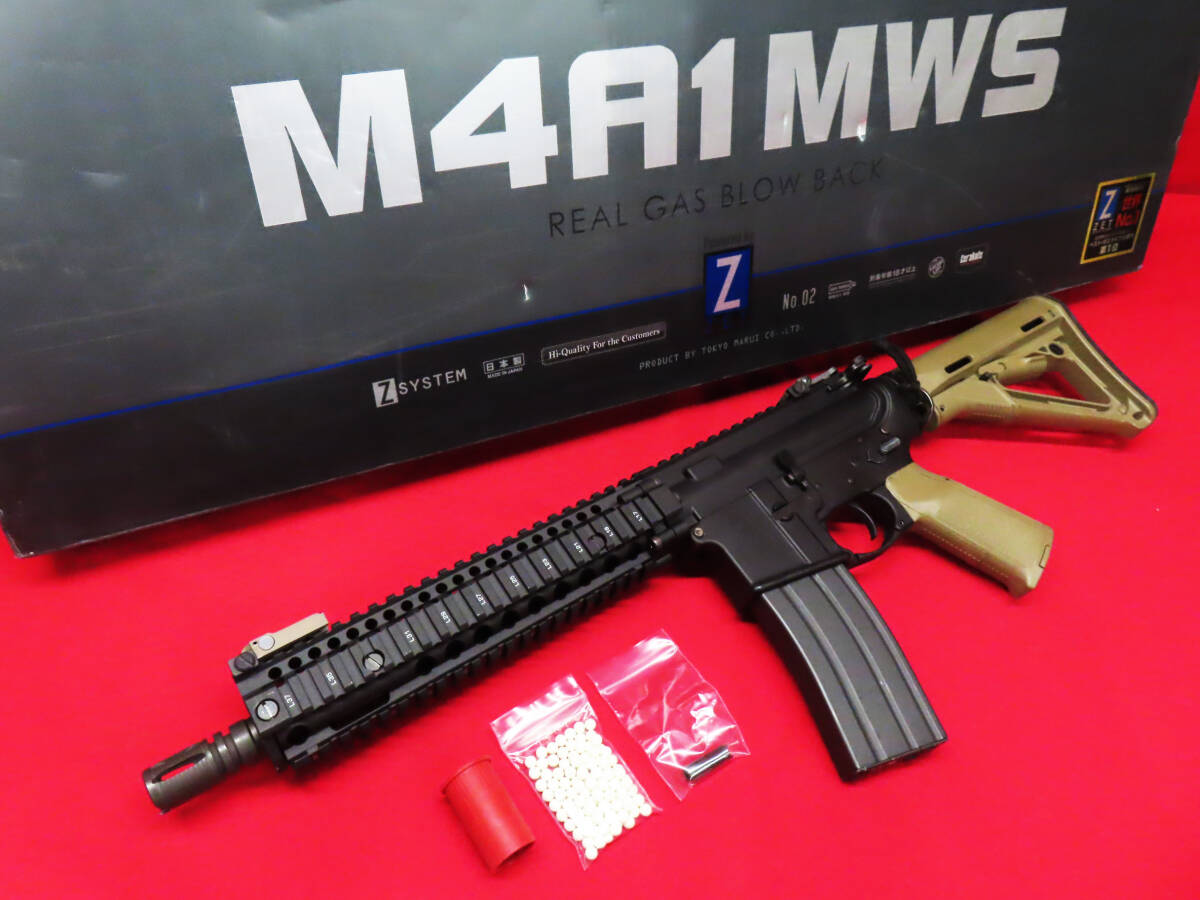 カスタム TOKYOMARUI 東京マルイ M4A1 MWS アサルトライフル MAGPUL CTR実物ストック ガスブローバック ガスガン